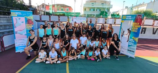 La squadra dell'Accademia Rotellistica delle Rose
